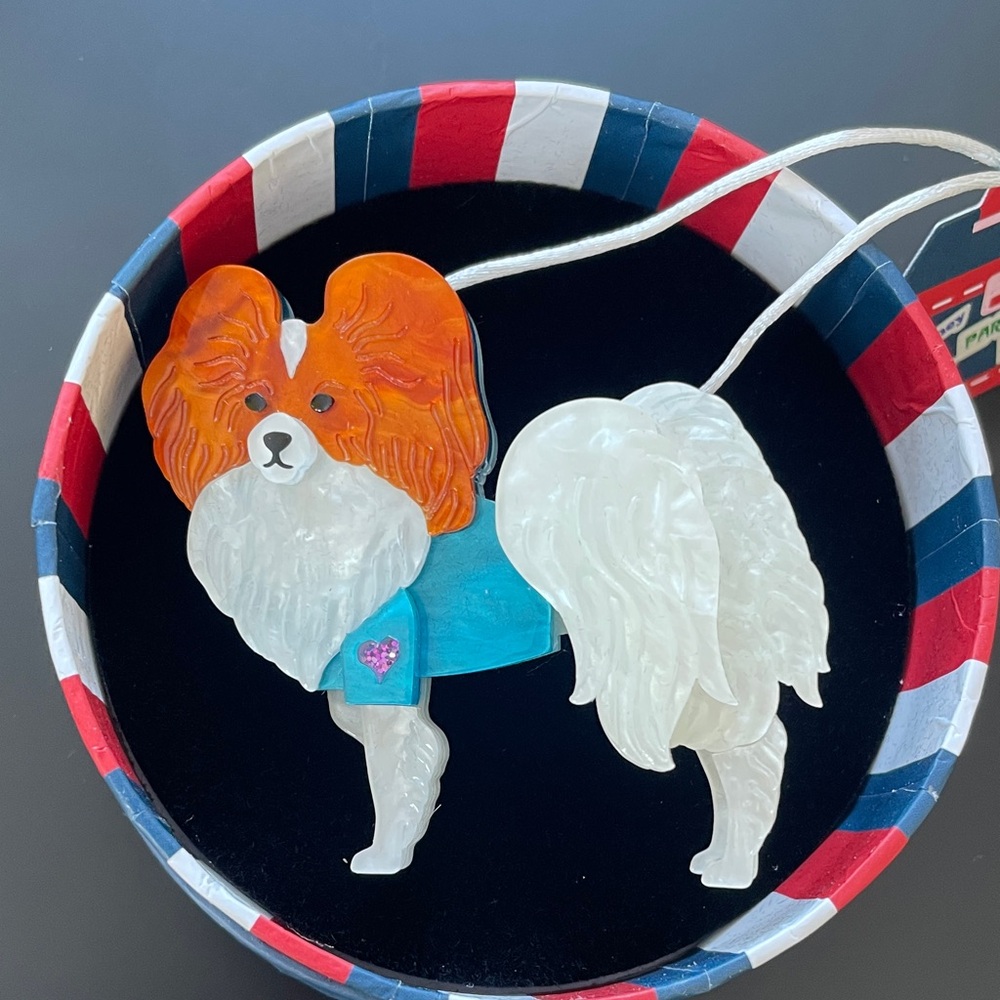 NIB Erstwilder Papillon En Bleu Brooch